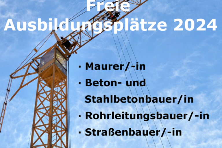 Artikel über Freie Ausbildungsplätze 2023 bei Wilhelm Bauer
